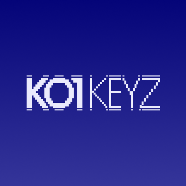 [POB] KO1KEYZ DEBUT SINGLE [KO1KEYZ] RELEASE COMMEMORATIVE PRE-ORDER SPECIAL BENEFIT GIVEAWAY EVENT KEYRING Ver.