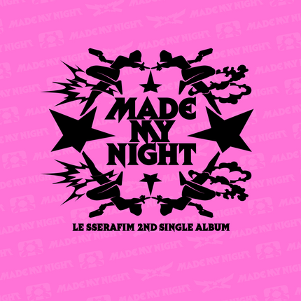 [POB] LE SSERAFIM - Made My Night / 2nd Single (Pink ver.)