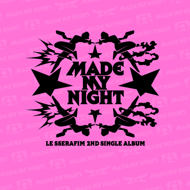 [POB] LE SSERAFIM - Made My Night / 2nd Single (Pink ver.)