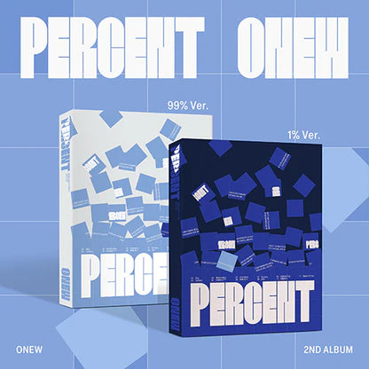 [POB] ONEW (SHINee) - PERCENT / 2ND ALBUM (Photobook ver.)