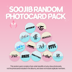 SOOJIB RANDOM PACK - K-pop photocard collectible