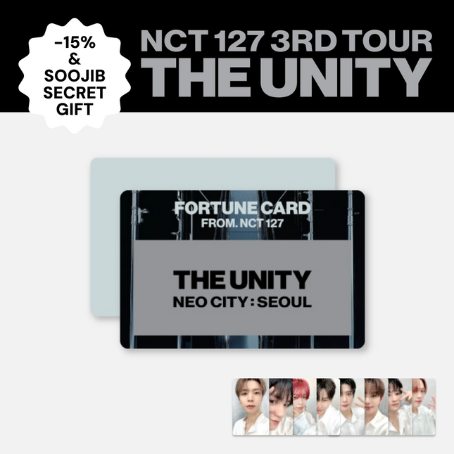 NCT 127 - FORTUNE SCRATCH CARD / NCT 127 3RD TOUR [NEO CITY : SEOUL - THE UNITY] OFFICIAL MD