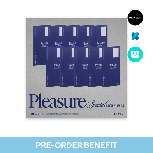 [POB] TREASURE - PLEASURE / SPECIAL MINI ALBUM (BLUE ver.) *Cover Select