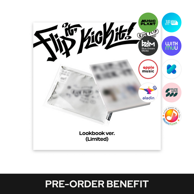 [POB] KickFlip - Flip it, Kick it! / The 1st Mini Album (Lookbook ver.)