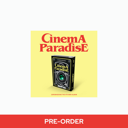 [Pre-order] ZEROBASEONE - CINEMA PARADISE / The 4th Mini Album (Film ver.)