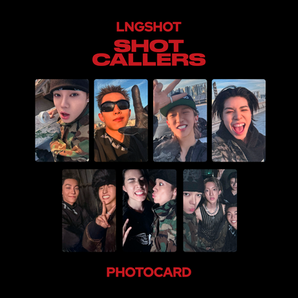 [PHOTOCARD] LNGSHOT - SHOT CALLERS (Apple Music Ver.)