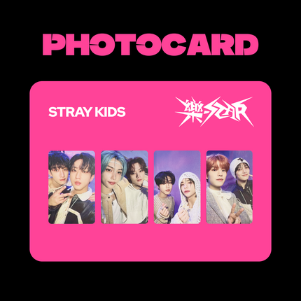 [PHOTOCARD] Stray kids - ROCK-STAR Unit Photocard *Member Select