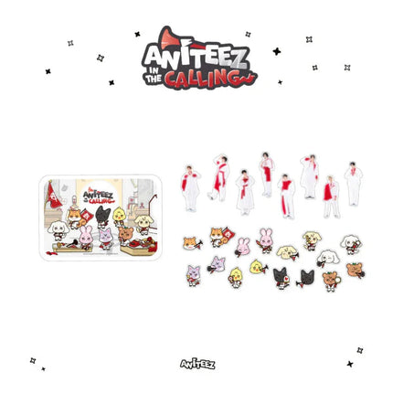 ATEEZ - TIN CASE STICKER SET ’ANITEEZ IN THE CALLING’ MD