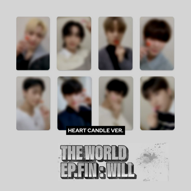 [PHOTOCARD] ATEEZ THE WORLD EP.FIN : WILL Heart Candle ver.