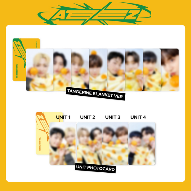 [PHOTOCARD] ATEEZ THE WORLD EP.FIN : WILL Tangerine Blanket ver.