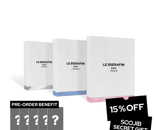 [POB] LE SSERAFIM - EASY 3rd Mini Album (Random)