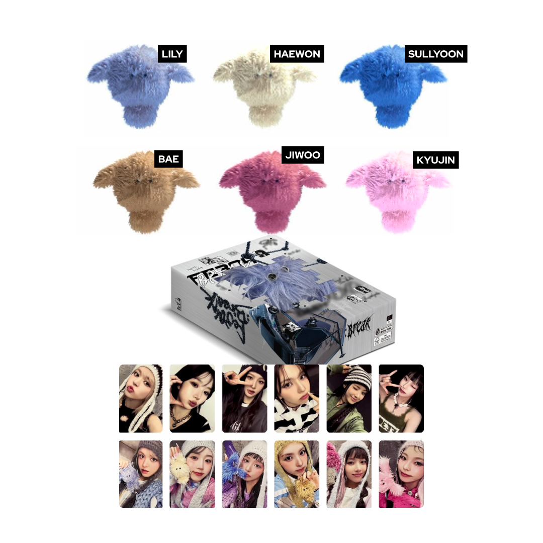 NMIXX Fe3O4 BREAK 限定版 ギュジン モケモケ (箱無し) NMIXX Fe3O4 NMIXX Fe3O4 BREAK 限定版 ギュジン モケモケ (箱無し) NMIXX Fe3O4