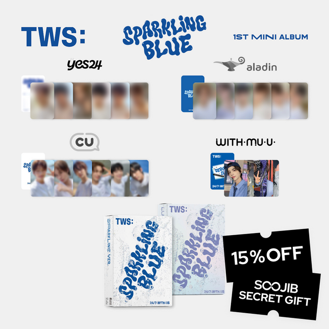 [POB] TWS 1st Mini Album Sparkling Blue (Random)