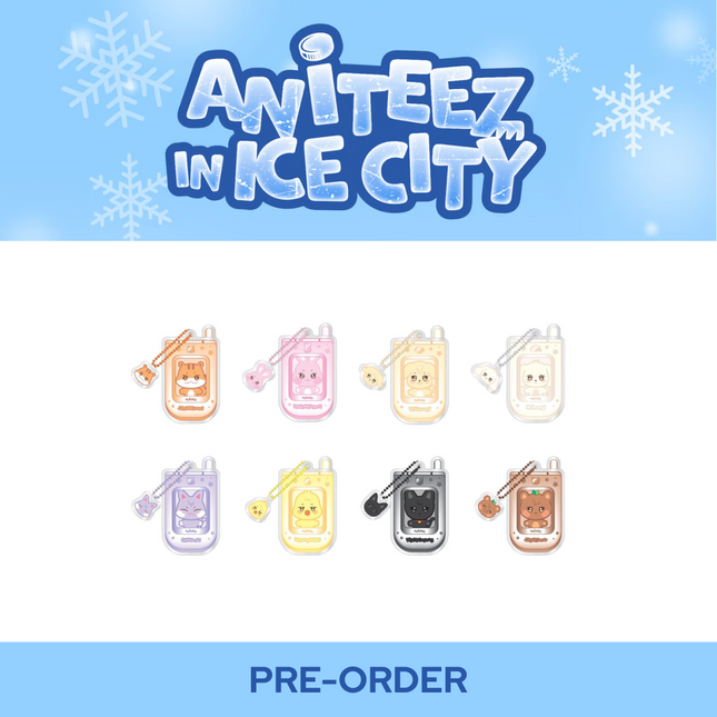 [Pre-order] ATEEZ - PHONE KEYRING / 'ANITEEZ in ICE CITY' OFFICIAL MERCH (2nd)