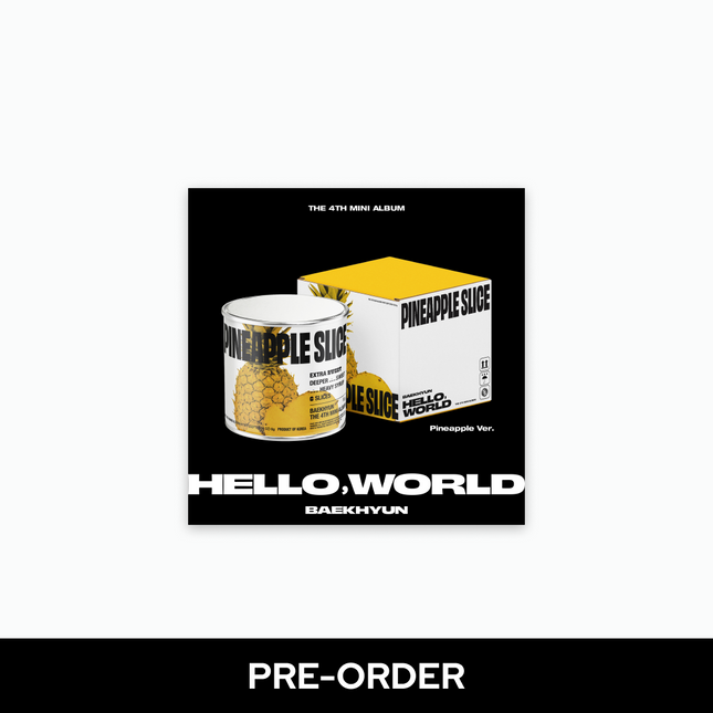 BAEKHYUN - Hello, World / The 4th Mini Album (Pineapple Ver.)