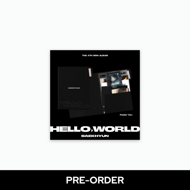 BAEKHYUN - Hello, World / The 4th Mini Album (Folder Ver.)