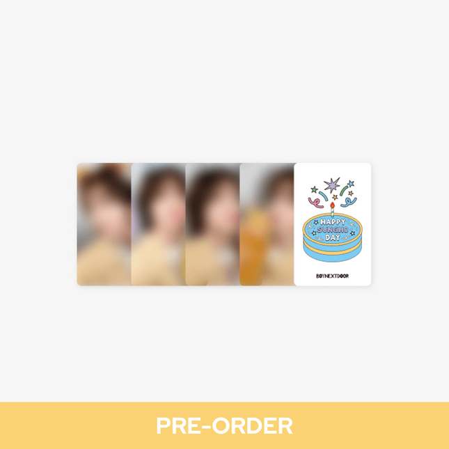 [Pre-order] BOYNEXTDOOR - PHOTO CARD SET / HAPPY SUNGHO DAY