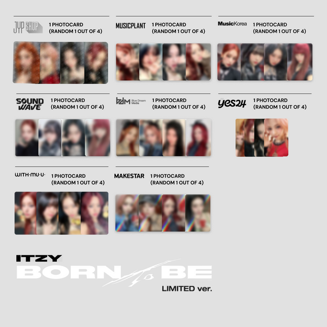 [POB] ITZY BORN TO BE (LIMITED VER.)