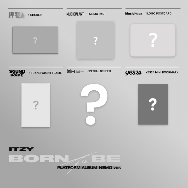 [POB] ITZY BORN TO BE PLATFORM ALBUM_NEMO VER.