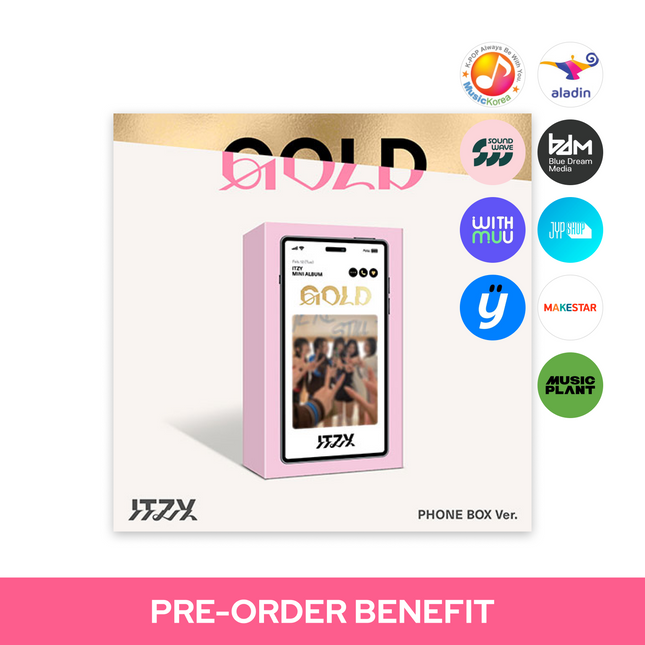 [POB] ITZY - GOLD (BOX ver.)