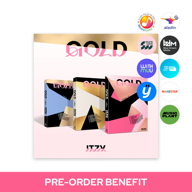 [POB] ITZY - GOLD (STANDARD ver.)