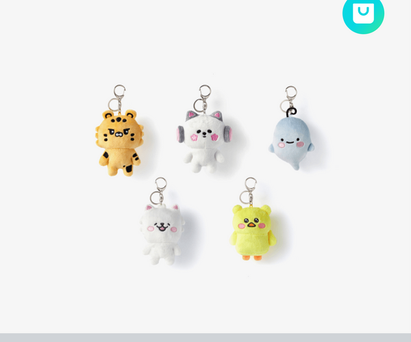 NO POB] LE SSERAFIM - Plush Keyring / 'FIM'S CLUB' OFFICIAL MERCH