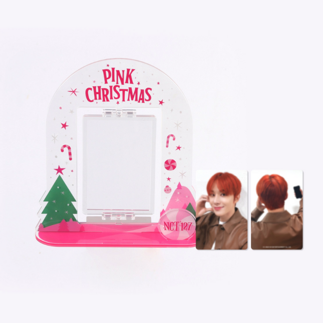 NCT 127 2023 PINK CHRISTMAS ACRYLIC TURNING STAND SET