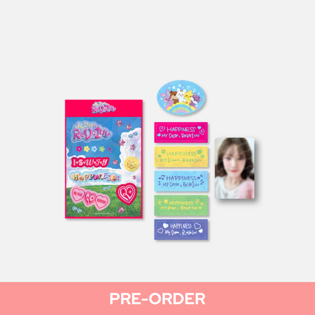 [Pre-order] Red Velvet - REMOVABLE STICKER SET / FAN-CON [HAPPINESS : My Dear, ReVe1uv] OFFICIAL MD