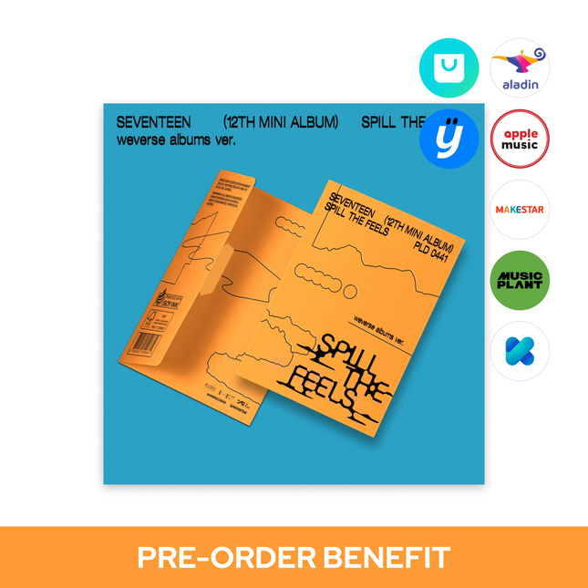 [POB] SEVENTEEN - SPILL THE FEELS / 12th Mini Album (Weverse Albums ver.)