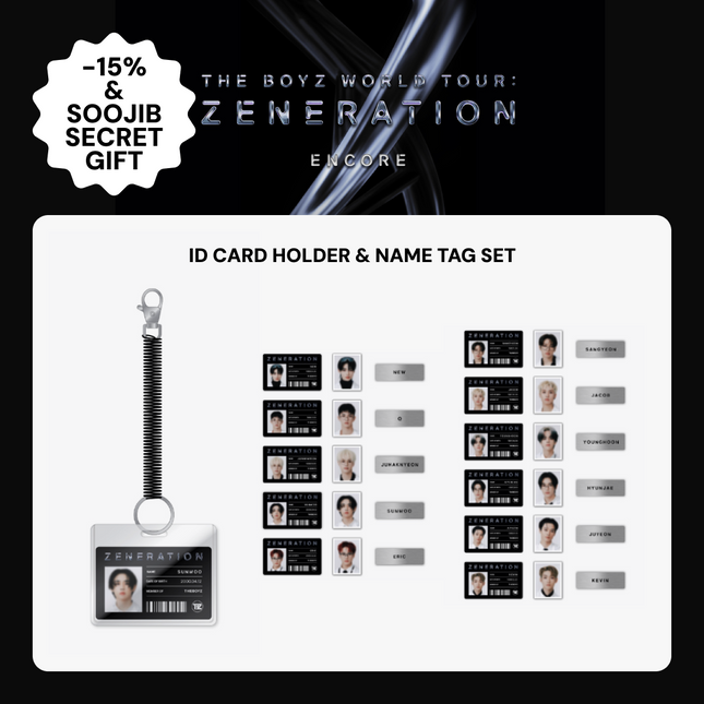 [Pre-order] THE BOYZ WORLD TOUR ID CARD HOLDER & NAME TAG SET