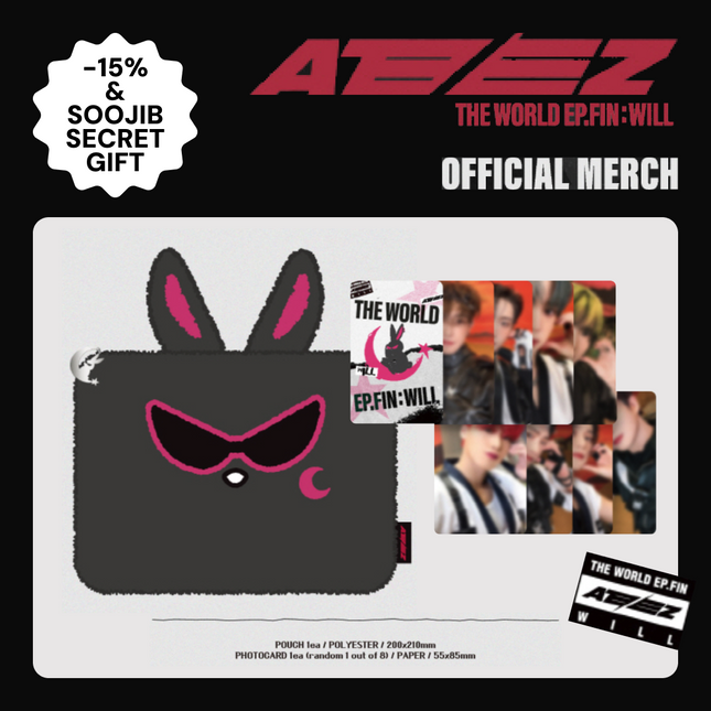 ATEEZ [THE WORLD EP.FIN : WILL] OFFICIAL MERCH - MITO POUCH