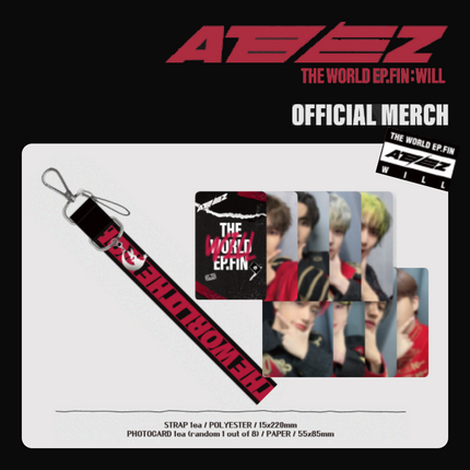 [RESTOCK] ATEEZ - LIGHT STICK STRAP / [THE WORLD EP.FIN : WILL] OFFICIAL MERCH