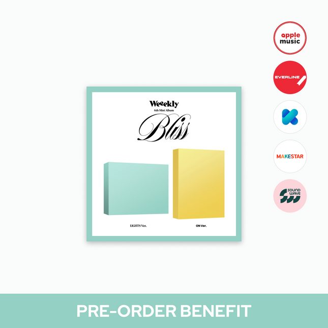 [POB] Weeekly - Bliss / 6th Mini Album (Standard ver.) (Random)
