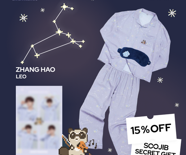 ZEROBASEON SPAO X ZB1 Pajamas SET with Sleep Shade K-pop Album ZEROBASEON SPAO X ZB1 Pajamas SET with Sleep Shade K-pop Album