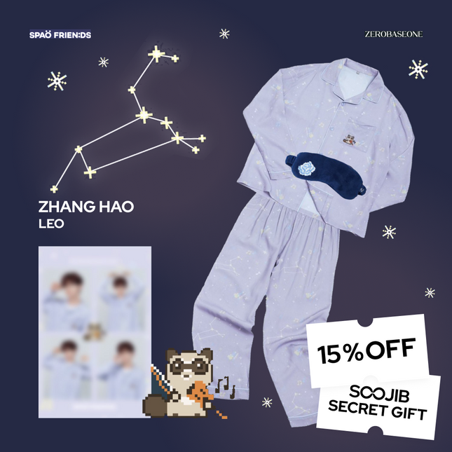 ZEROBASEON SPAO X ZB1 Pajamas SET with Sleep Shade K-pop Album ZEROBASEON SPAO X ZB1 Pajamas SET with Sleep Shade K-pop Album
