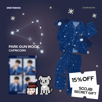 ZEROBASEON SPAO X ZB1 Pajamas SET with Sleep Shade K-pop Album ZEROBASEON SPAO X ZB1 Pajamas SET with Sleep Shade K-pop Album