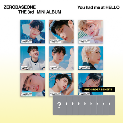 [POB] ZEROBASEONE The 3rd Mini Album [You had me at HELLO] (DIGIPACK ver.) (Random)