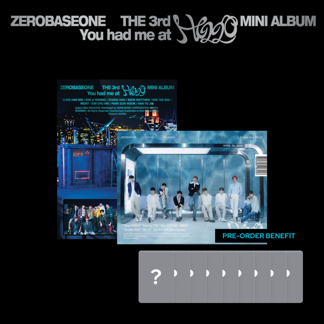 [POB] ZEROBASEONE The 3rd Mini Album [You had me at HELLO] (ECLIPSE ver./SUNSHOWER ver.) (Random)