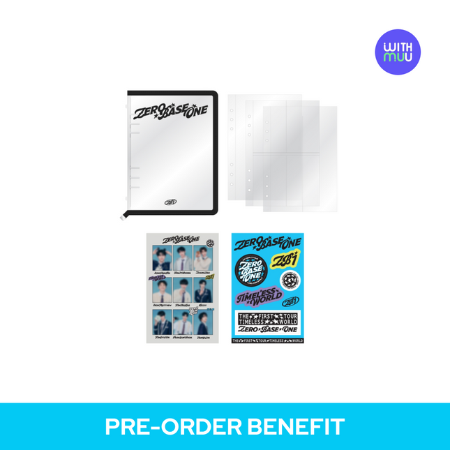 [POB] ZEROBASEONE - COLLECT BINDER BOOK / 2024 ZEROBASEONE THE FIRST TOUR [TIMELESS WORLD] OFFICIAL MD