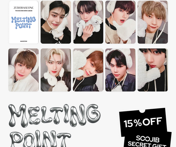 ZEROBASEONE マシュー トレカ サノク MELTINGPOINT ZB1 ZEROBASEONE x Melting Point DIGIPACK VER ALBUM PHOTOCARD