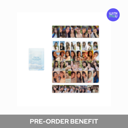 [POB] fromis_9 - TRADING CARD / PHOTO EXHIBITION [FROM SUMMER] OFFICIAL MD