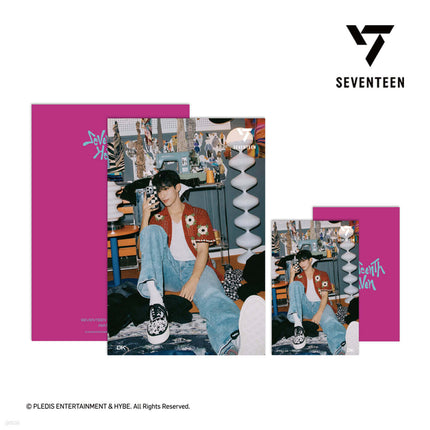 SEVENTEEN - 3D LENTICULAR POSTCARD (AM 5:26 ver.) / 'SEVENTEENTH HEAVEN' OFFICIAL MERCH