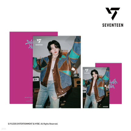 SEVENTEEN - 3D LENTICULAR POSTCARD (AM 5:26 ver.) / 'SEVENTEENTH HEAVEN' OFFICIAL MERCH