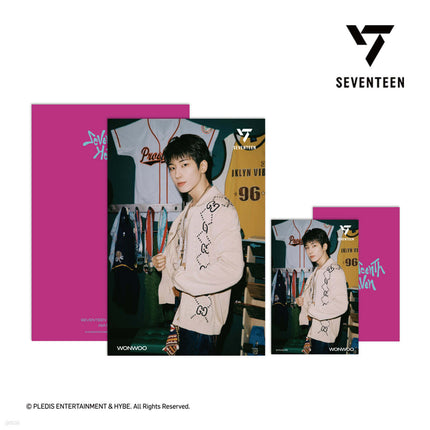 SEVENTEEN - 3D LENTICULAR POSTCARD (AM 5:26 ver.) / 'SEVENTEENTH HEAVEN' OFFICIAL MERCH