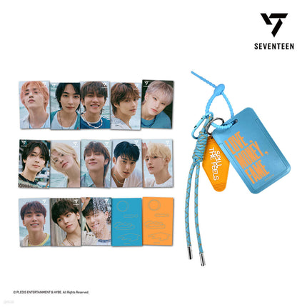 SEVENTEEN - 3D LENTICULAR MINI CARD & CARD HOLDER SET / 'SPILL THE FEELS' OFFICIAL MERCH
