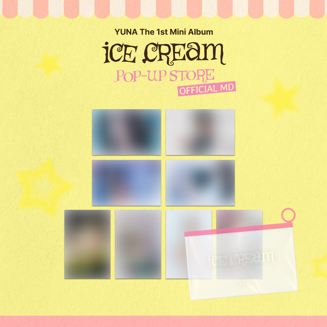 YUNA [Ice Cream] POP-UP OFFICIAL MD - 01 POSTCARD SET