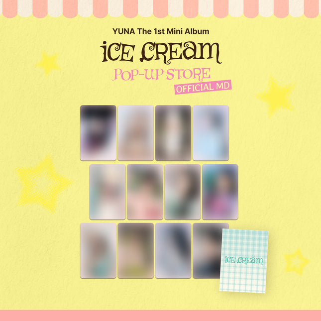 YUNA [Ice Cream] POP-UP OFFICIAL MD - 02 TRADING CARD