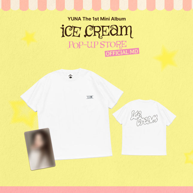 YUNA [Ice Cream] POP-UP OFFICIAL MD - 08 T-SHIRT (BASIC ver.)