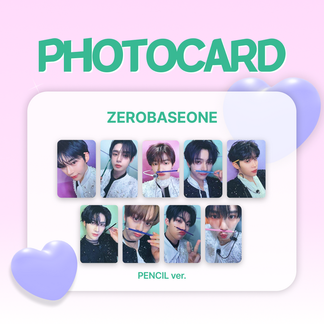 [PHOTOCARD] ZEROBASEONE - BLUE PARADISE (Sound-Wave Pencil ver.) *Member Select