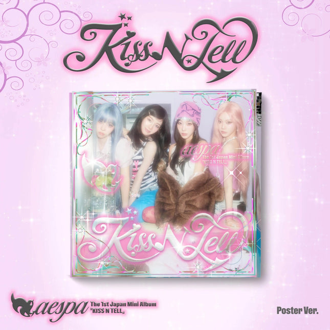 [Pre-order] aespa - Japan 1st Mini Album Kiss N Tell [Poster Ver.]